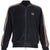 RIB COLLAR TRACK JACKET - C/PE VELOUR / STEEL BLU