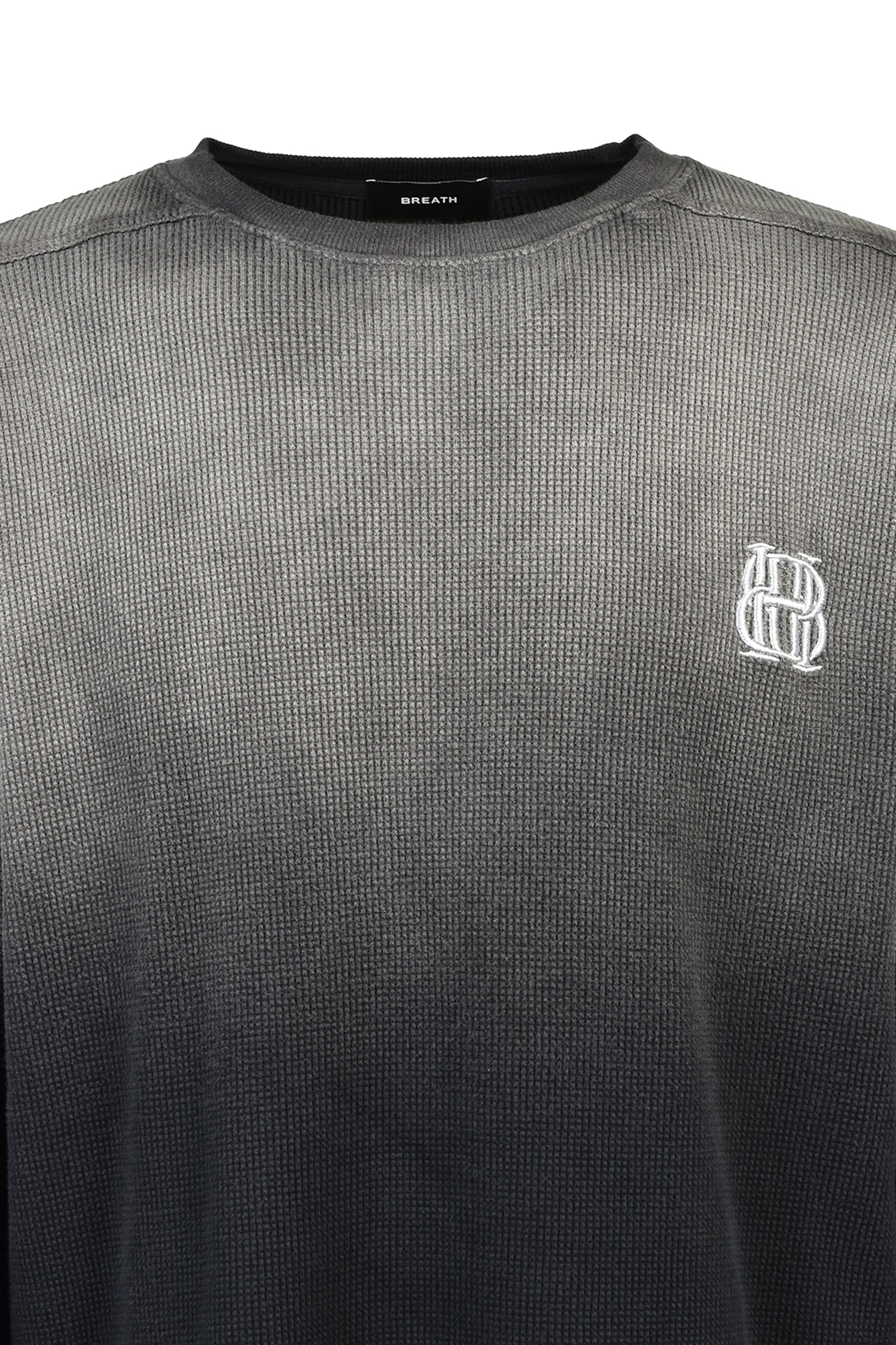 BH WAFFLE LS TEE / BLK