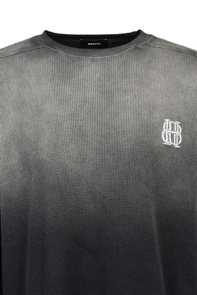 BH WAFFLE LS TEE / BLK