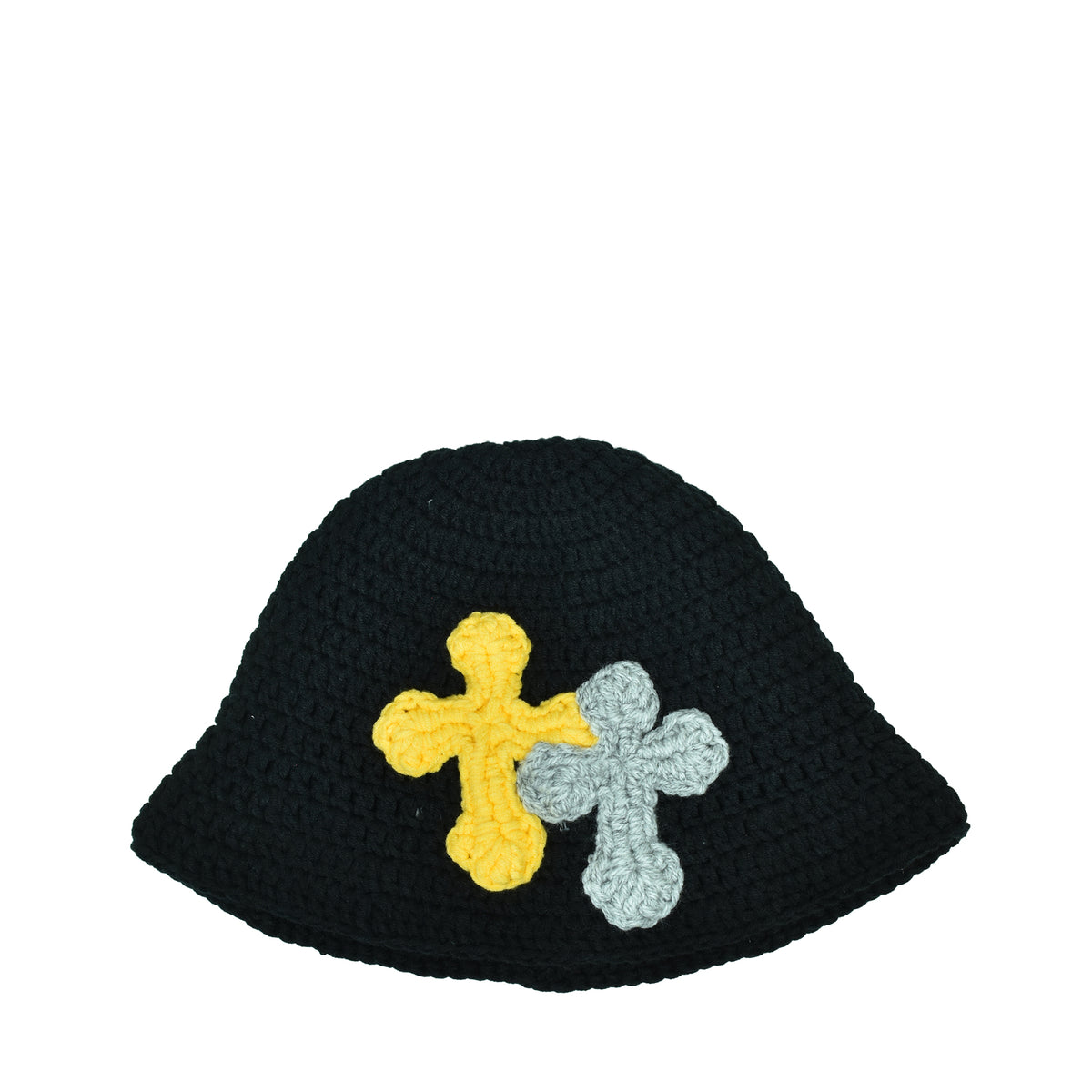 YARN FW25 NUBIAN Exclusive 3D CROSS KNITHAT / BLACK - NUBIAN