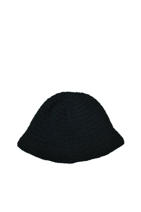 YARN FW25 NUBIAN Exclusive 3D CROSS KNITHAT / BLACK - NUBIAN