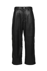 TECH SYNTHETIC SKIN WORK PANTS / BLK