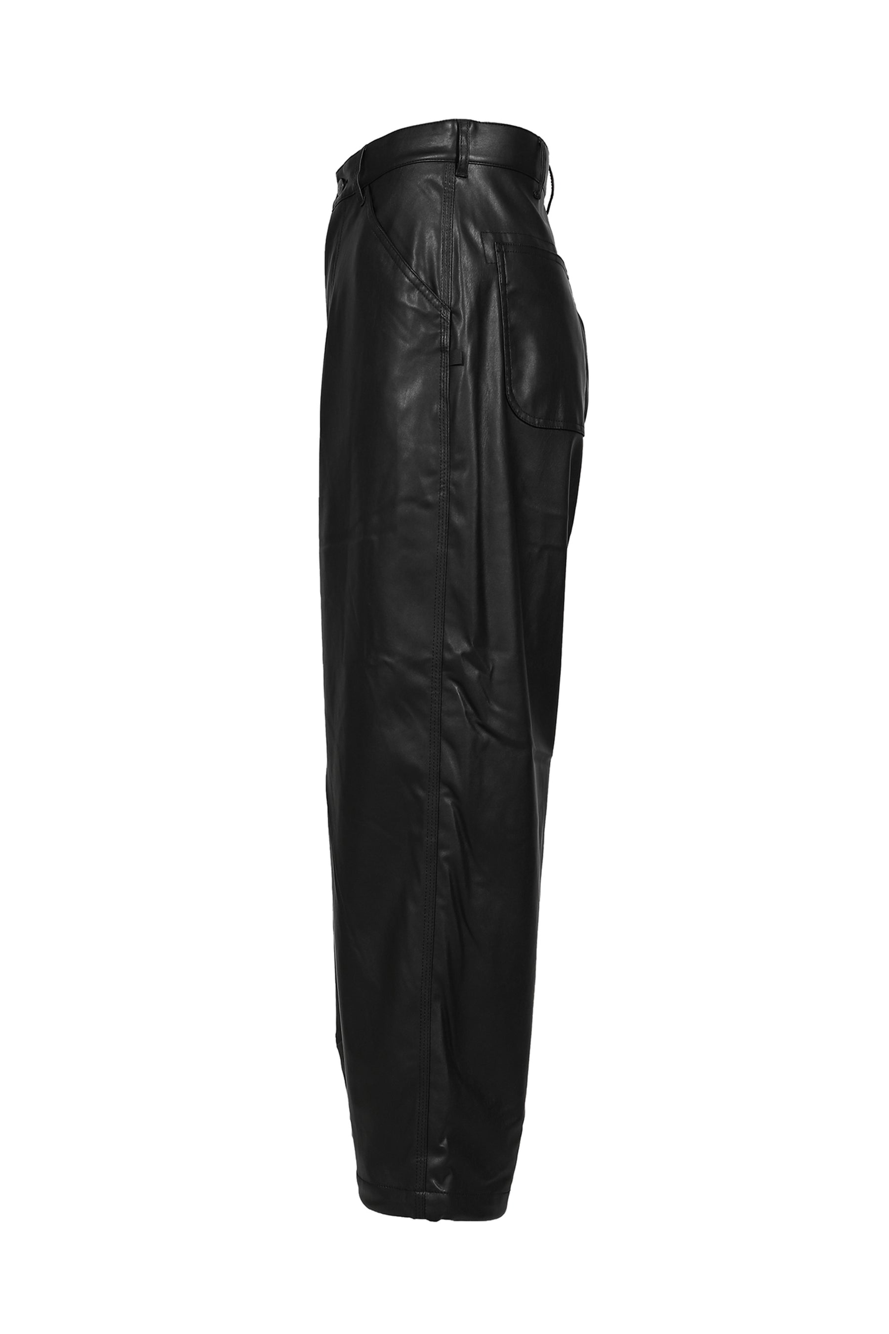 TECH SYNTHETIC SKIN WORK PANTS / BLK