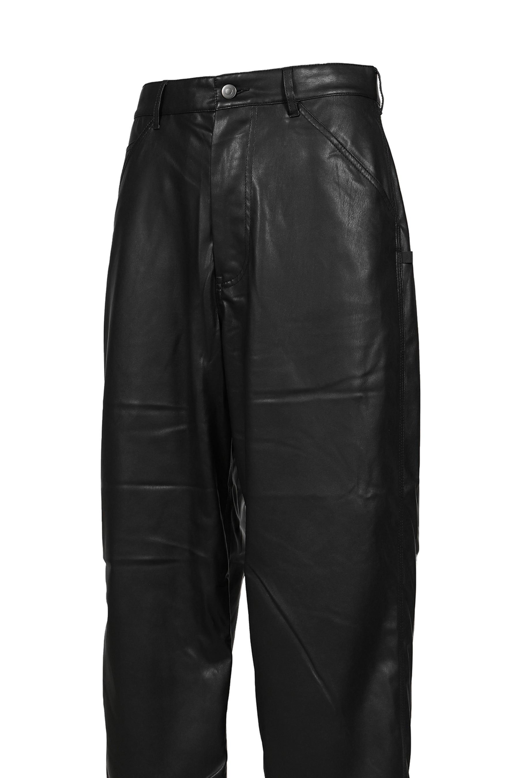 TECH SYNTHETIC SKIN WORK PANTS / BLK