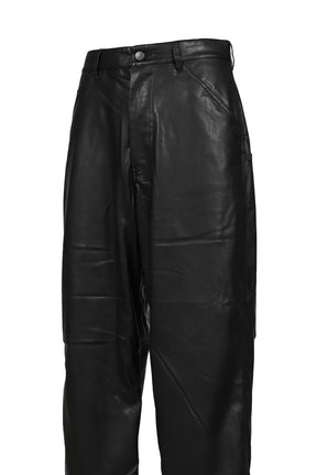 TECH SYNTHETIC SKIN WORK PANTS / BLK