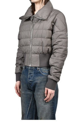 MONCLER + RICK OWENS CROPPED JACKET / DUST