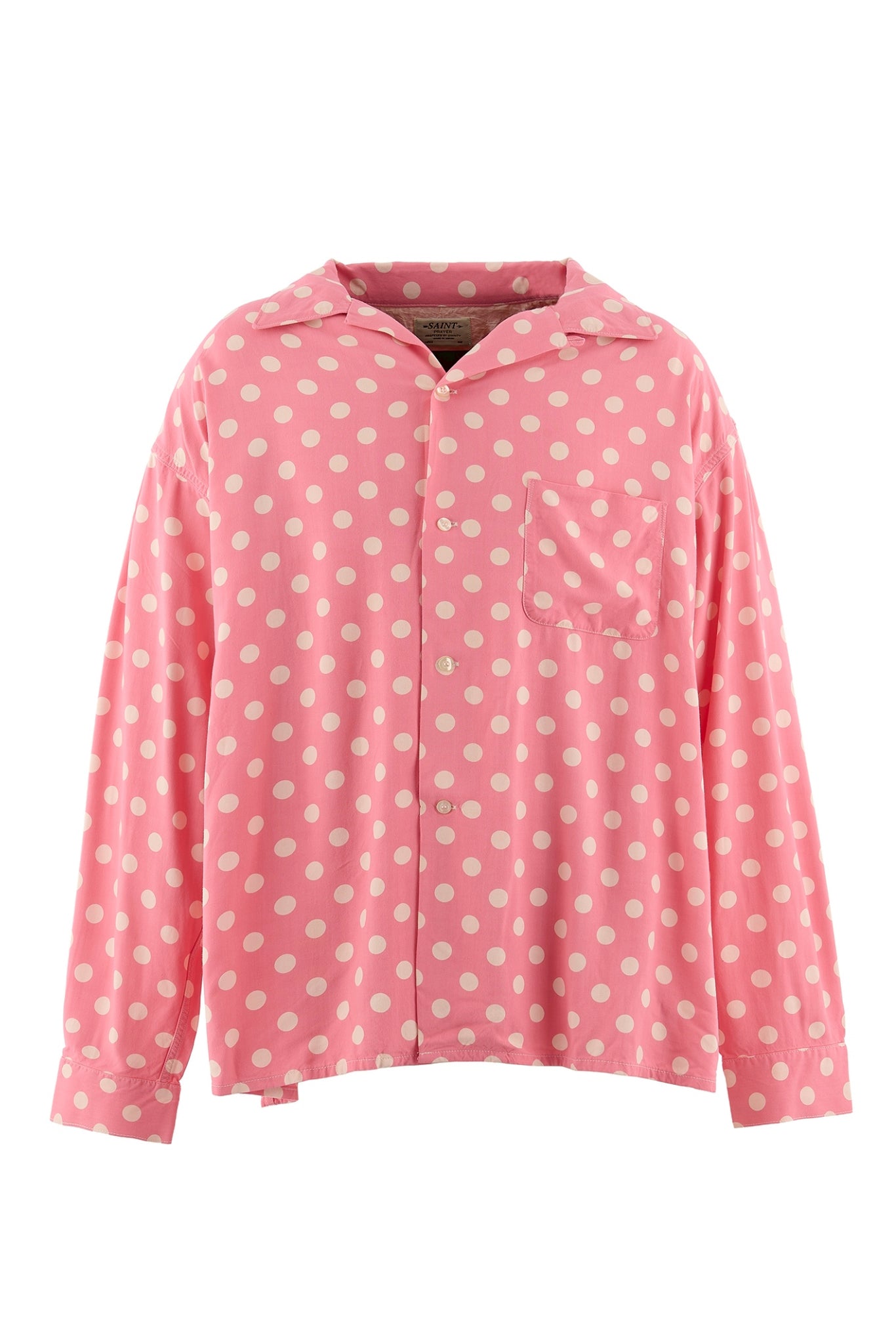 RAYON SHIRT/DOT / PNK