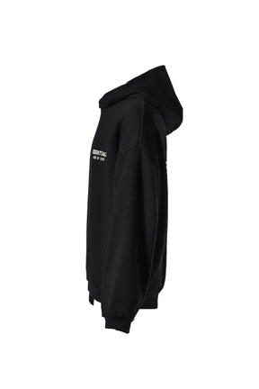 FLEECE HOODIE / BLK