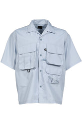 TECH MULTI TOOL POCKET SHIRT S/S SOLID / ICE BLU