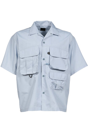 TECH MULTI TOOL POCKET SHIRT S/S SOLID / ICE BLU