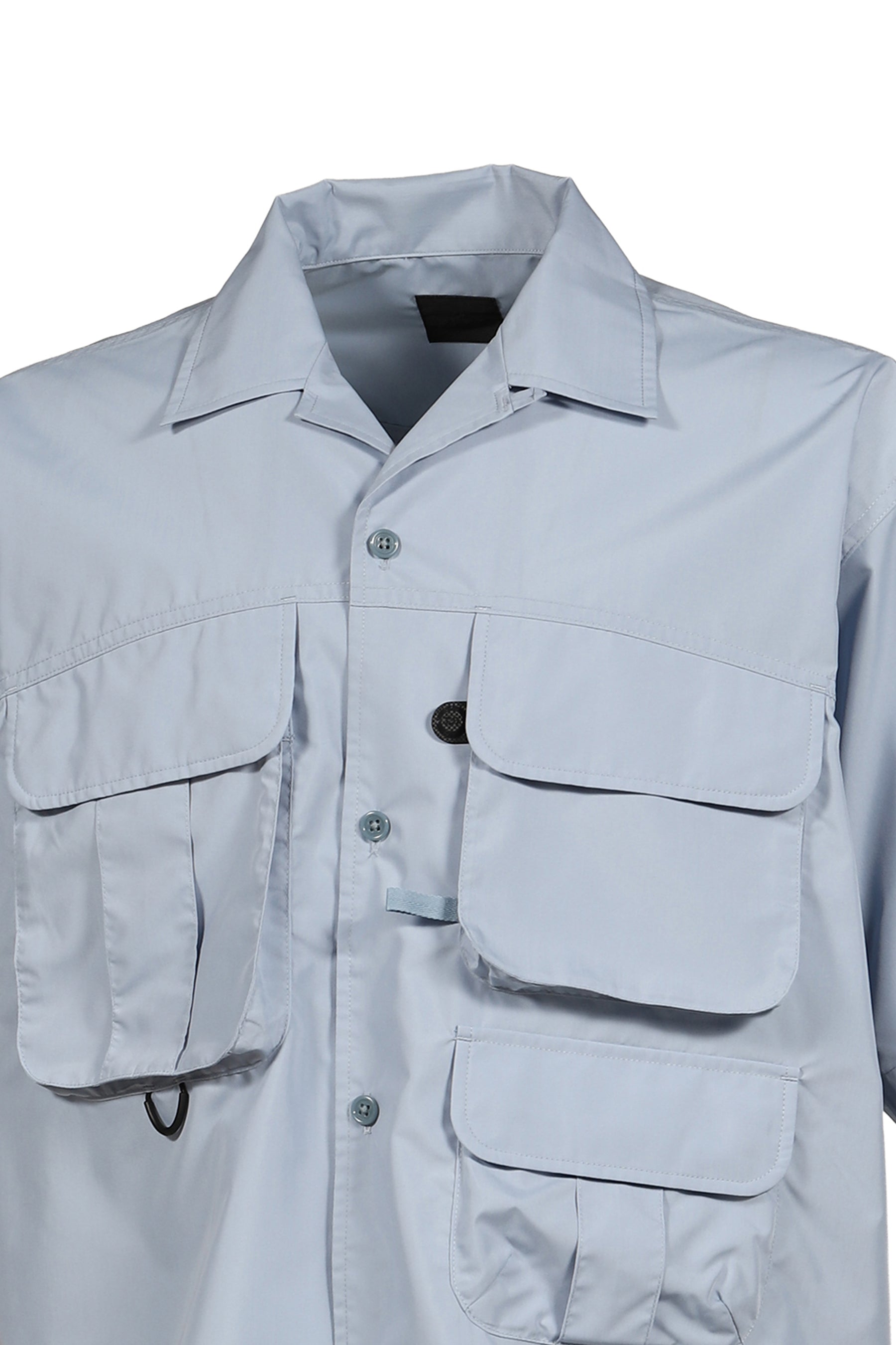 TECH MULTI TOOL POCKET SHIRT S/S SOLID / ICE BLU