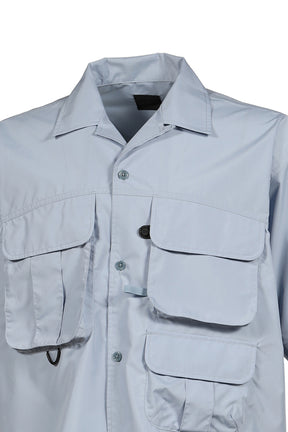 TECH MULTI TOOL POCKET SHIRT S/S SOLID / ICE BLU