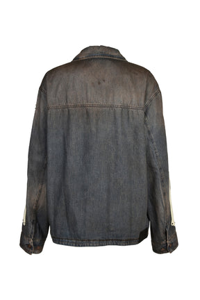 LEA BONES DNM BLOUSON / DARK DUST