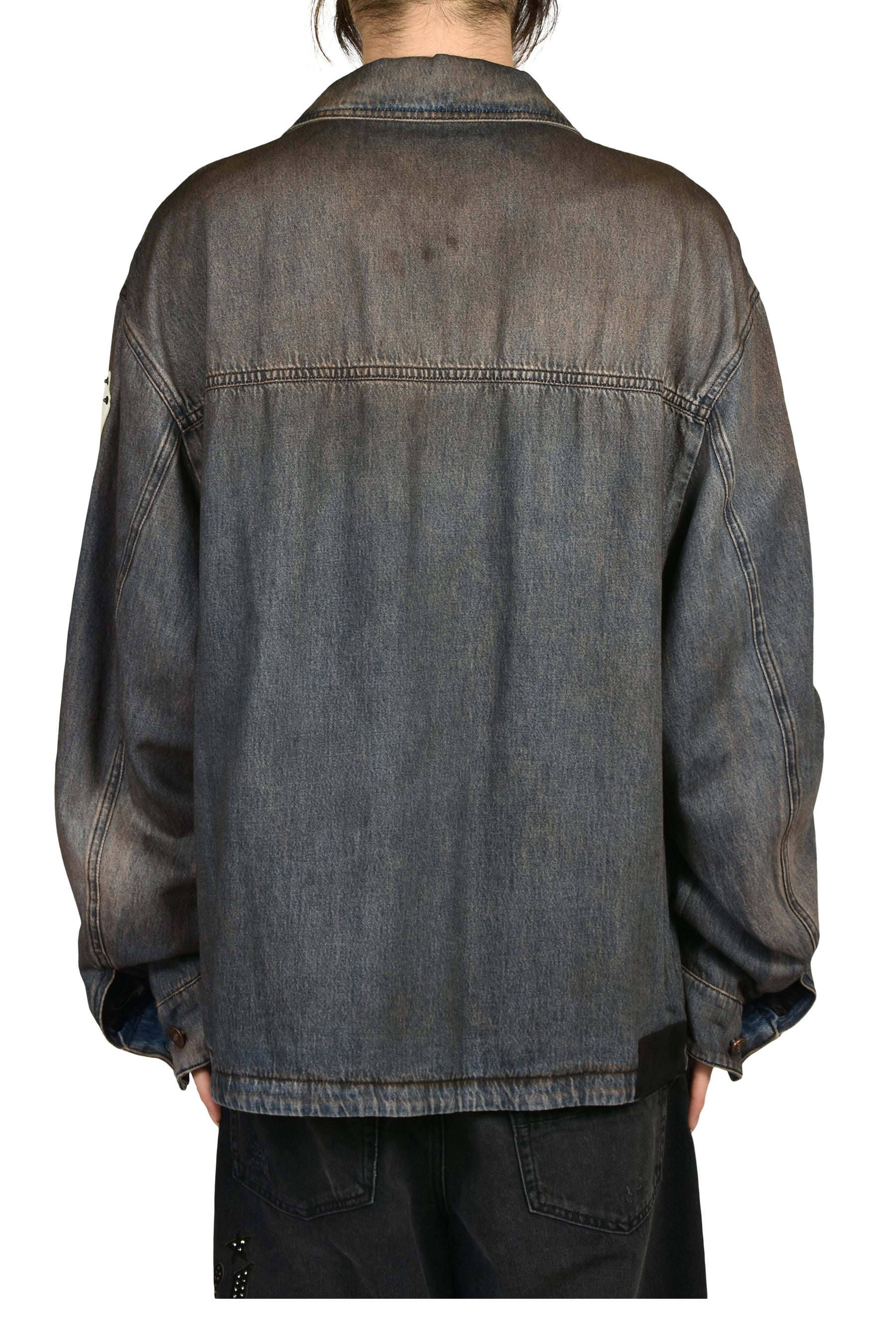 LEA BONES DNM BLOUSON / DARK DUST