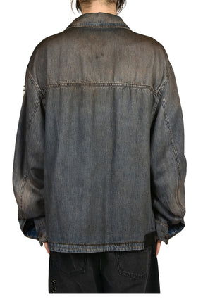 LEA BONES DNM BLOUSON / DARK DUST