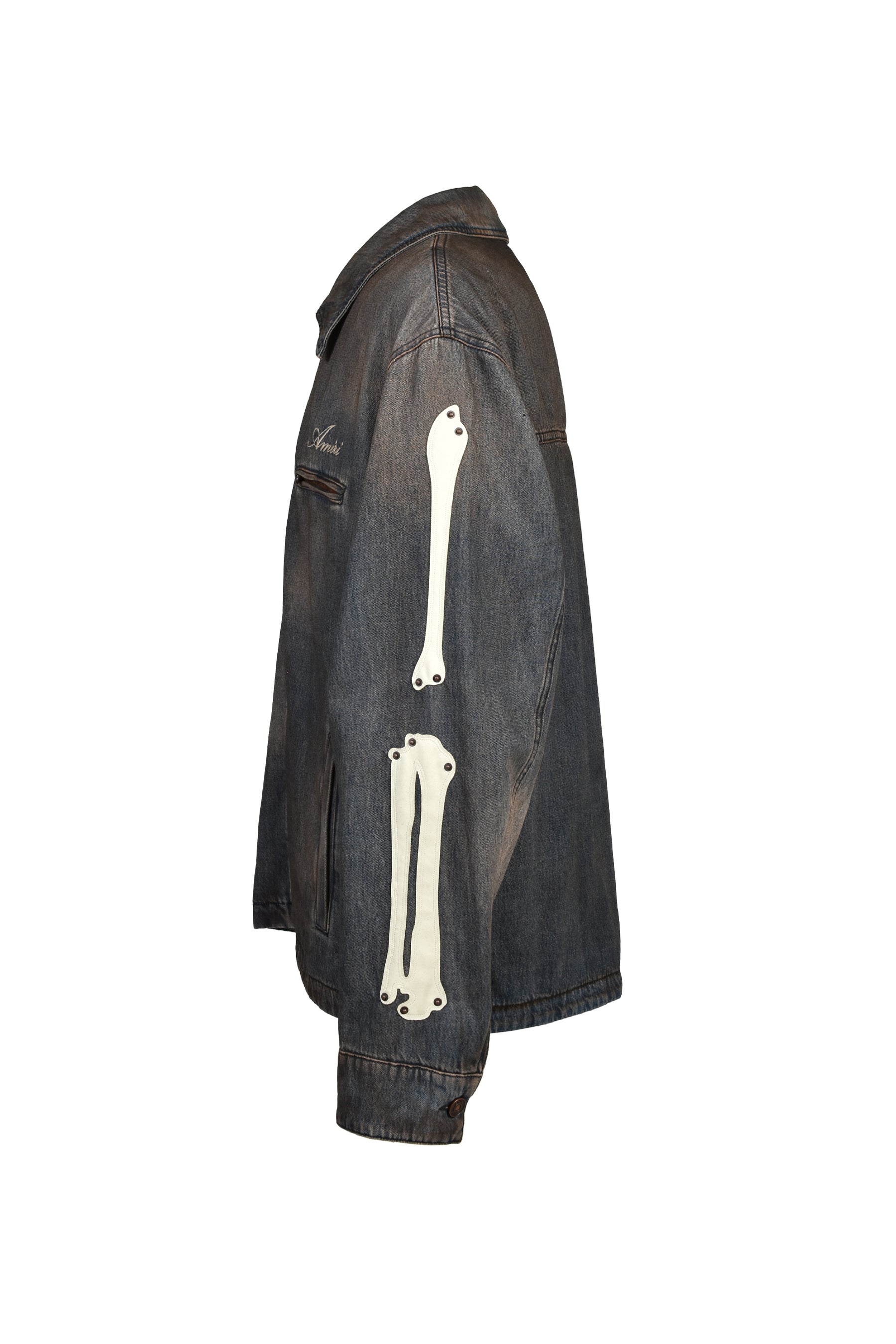LEA BONES DNM BLOUSON / DARK DUST