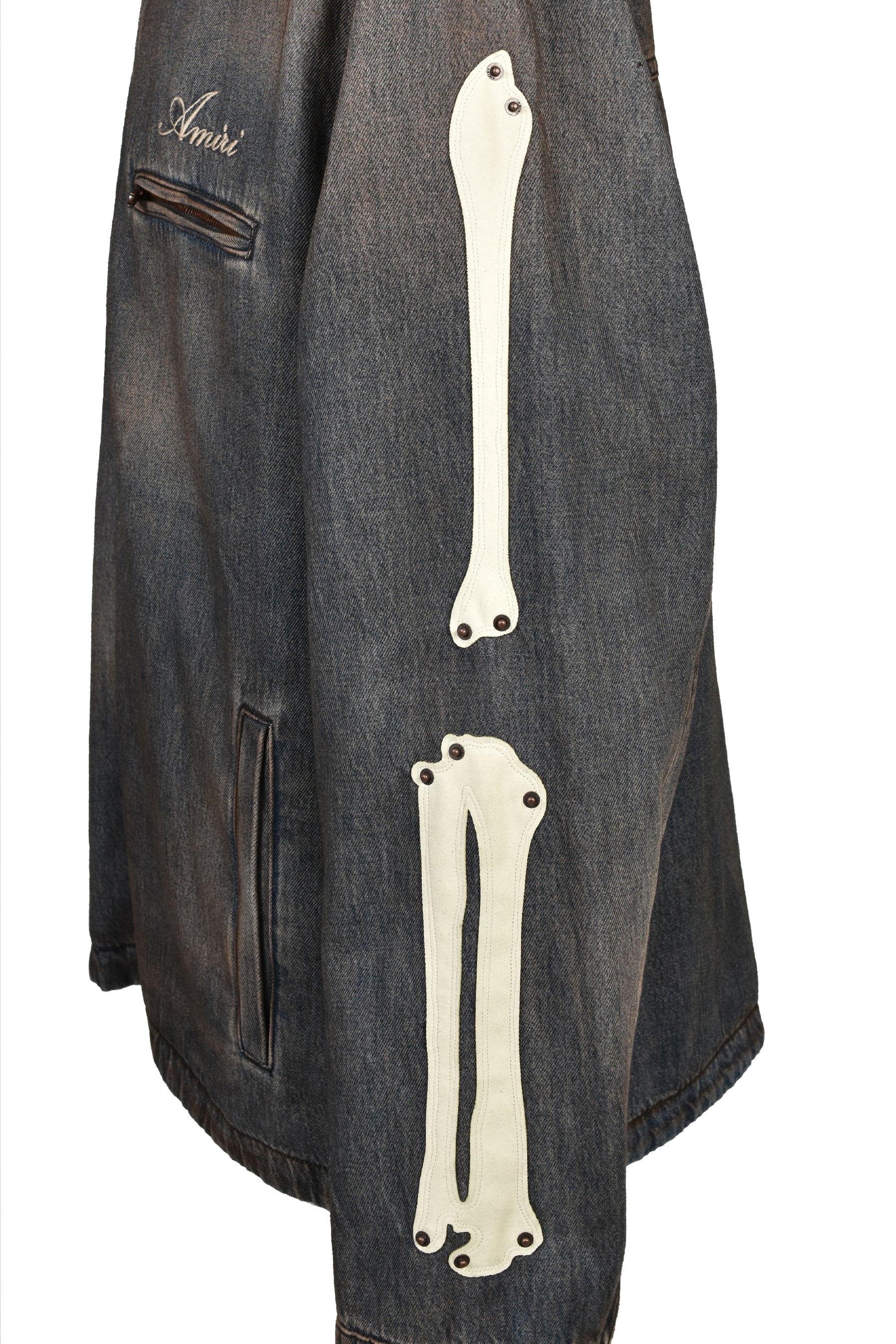 LEA BONES DNM BLOUSON / DARK DUST