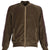 RIB COLLAR TRACK JACKET - C/PE VELOUR / TAUPE