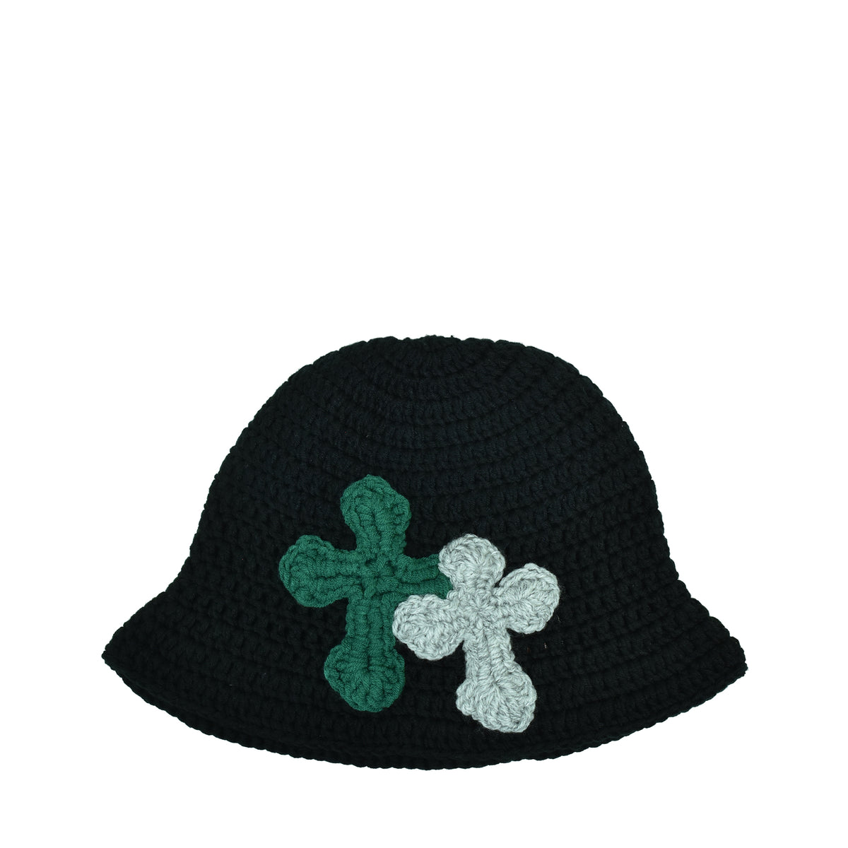 Y.A.R.N. ヤーン FW25 NUBIAN限定 3D CROSS KNITHAT / BLK - NUBIAN