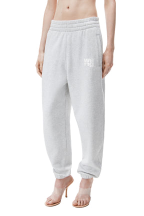 ESSENTIAL TERRY CLASSIC SWEATPANT PUFF PAINT LOGO / LIGHT HEATHER GREY