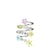FLOWER GEMSTONE SPIRAL RING / SIL