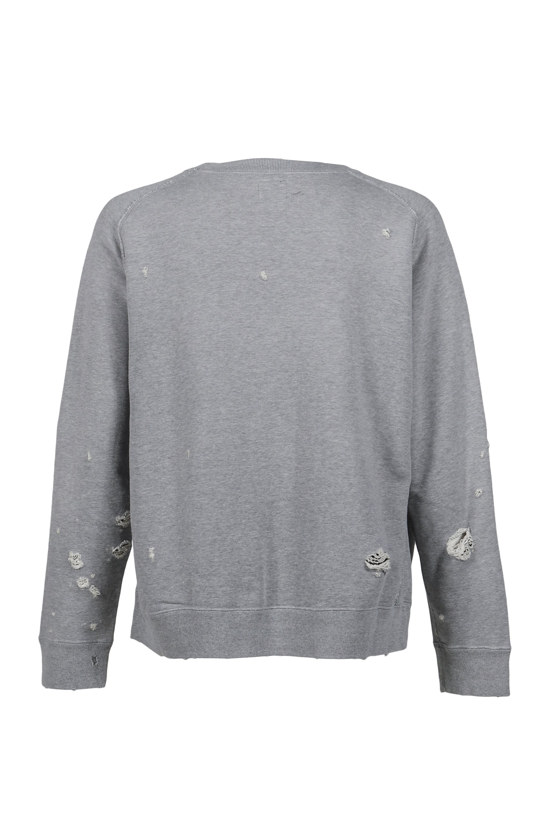 DECONSTRUCTED SWEAT SHIRT - COTTON FRENCH TERRY / H.GRY