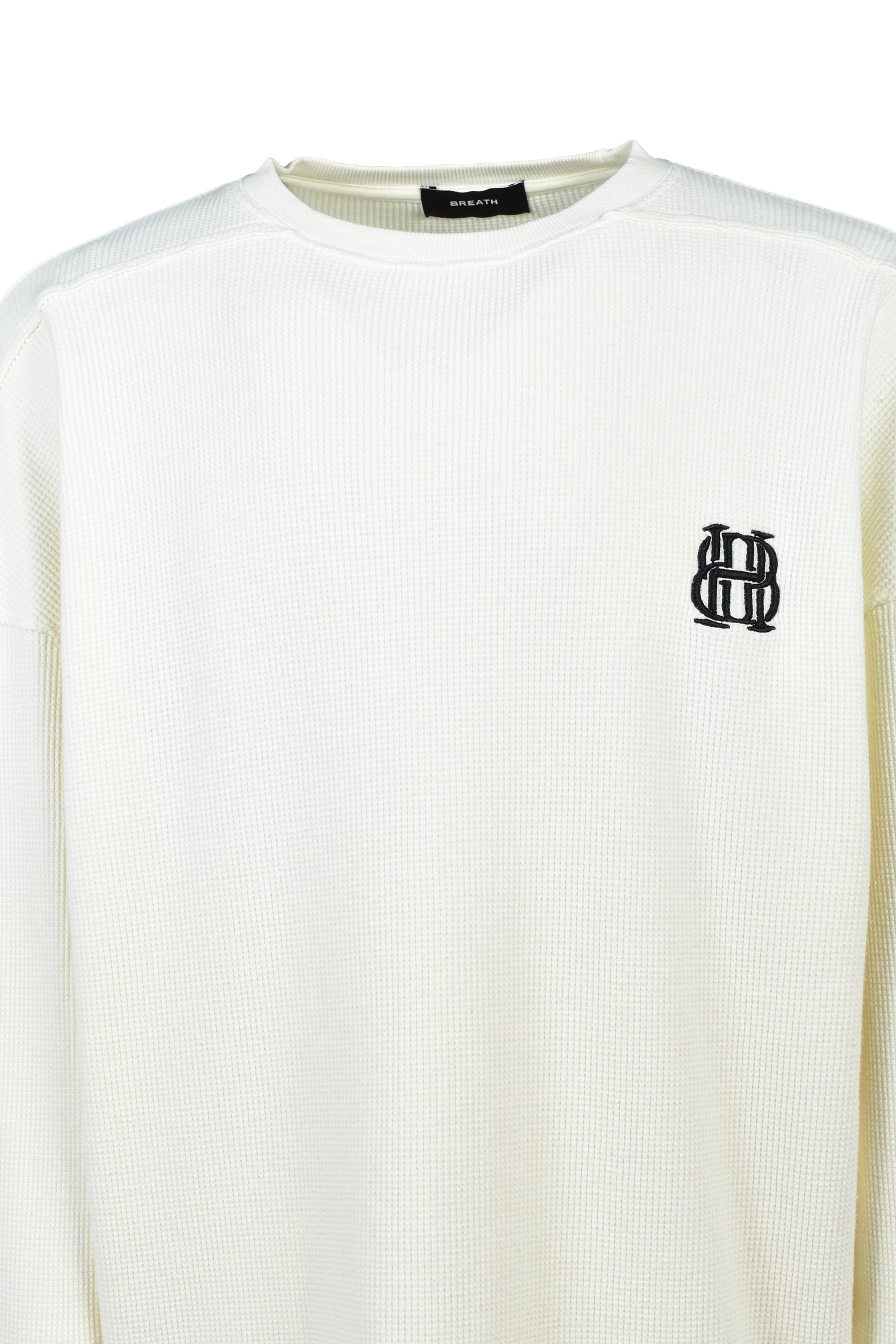 BH WAFFLE LS TEE / WHT