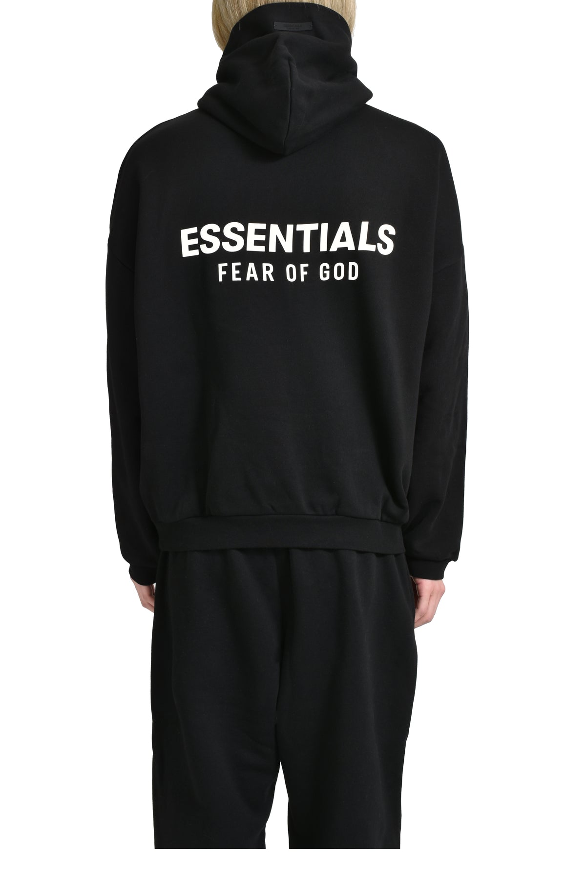 FLEECE HOODIE / BLK