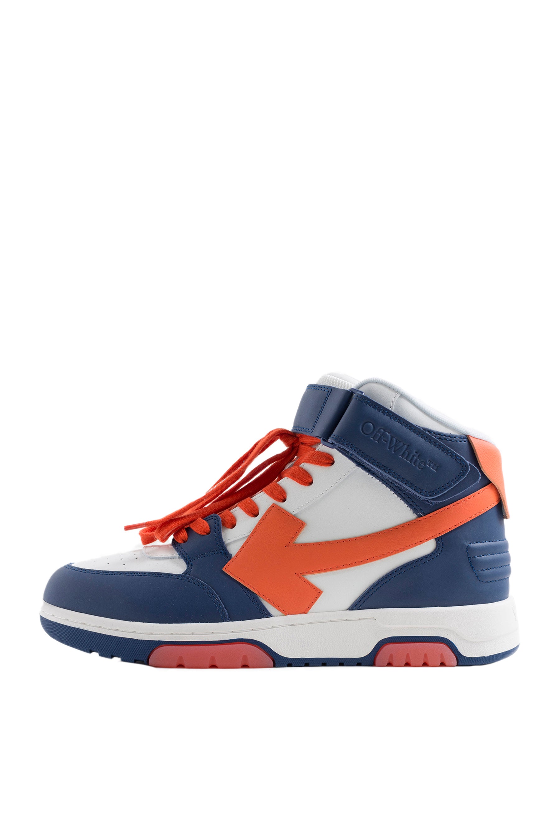 OFF-WHITE: Out Of Office sneakers in leather - Blue