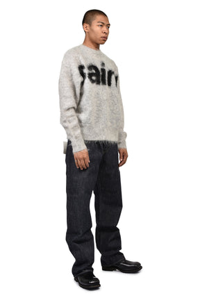 MOHAIR CREW KNIT/SAINT / GRY