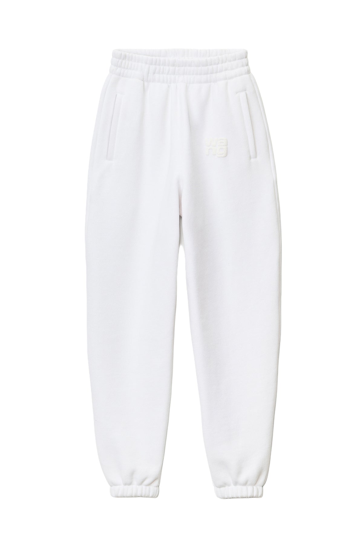 ESSENTIAL TERRY CLASSIC SWEATPANT PUFF PAINT LOGO / WHT