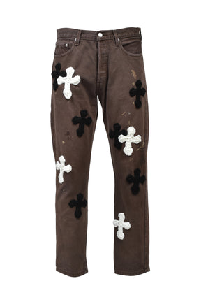 3D CROSS BLACK DENIM / BLK