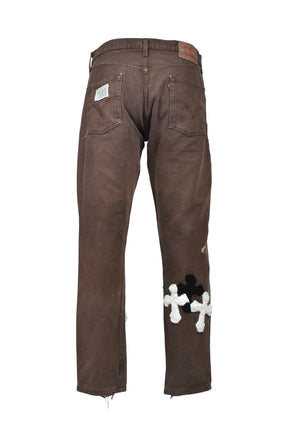 3D CROSS BLACK DENIM / BLK