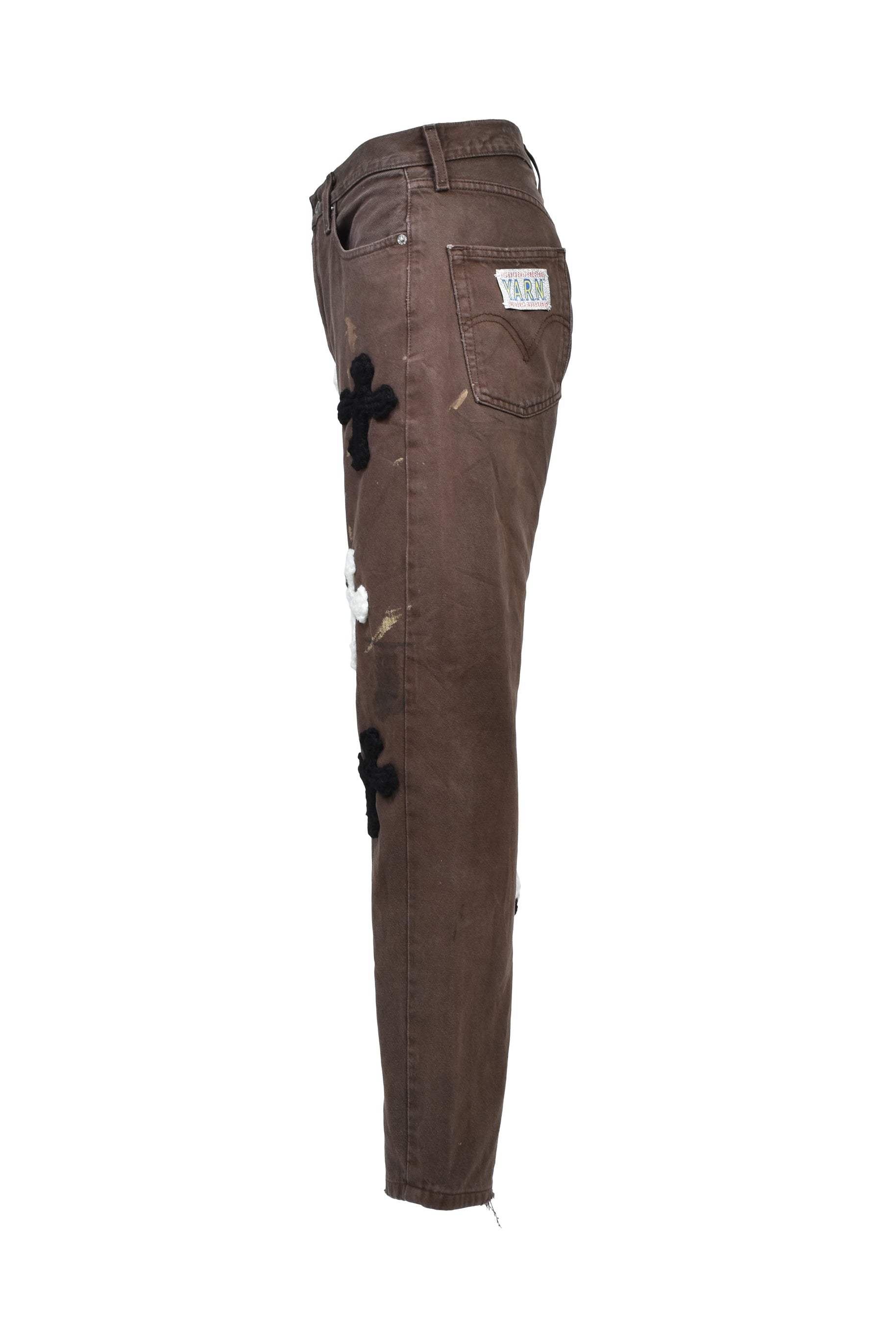 3D CROSS BLACK DENIM / BLK