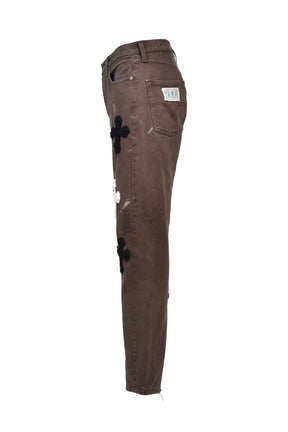 3D CROSS BLACK DENIM / BLK