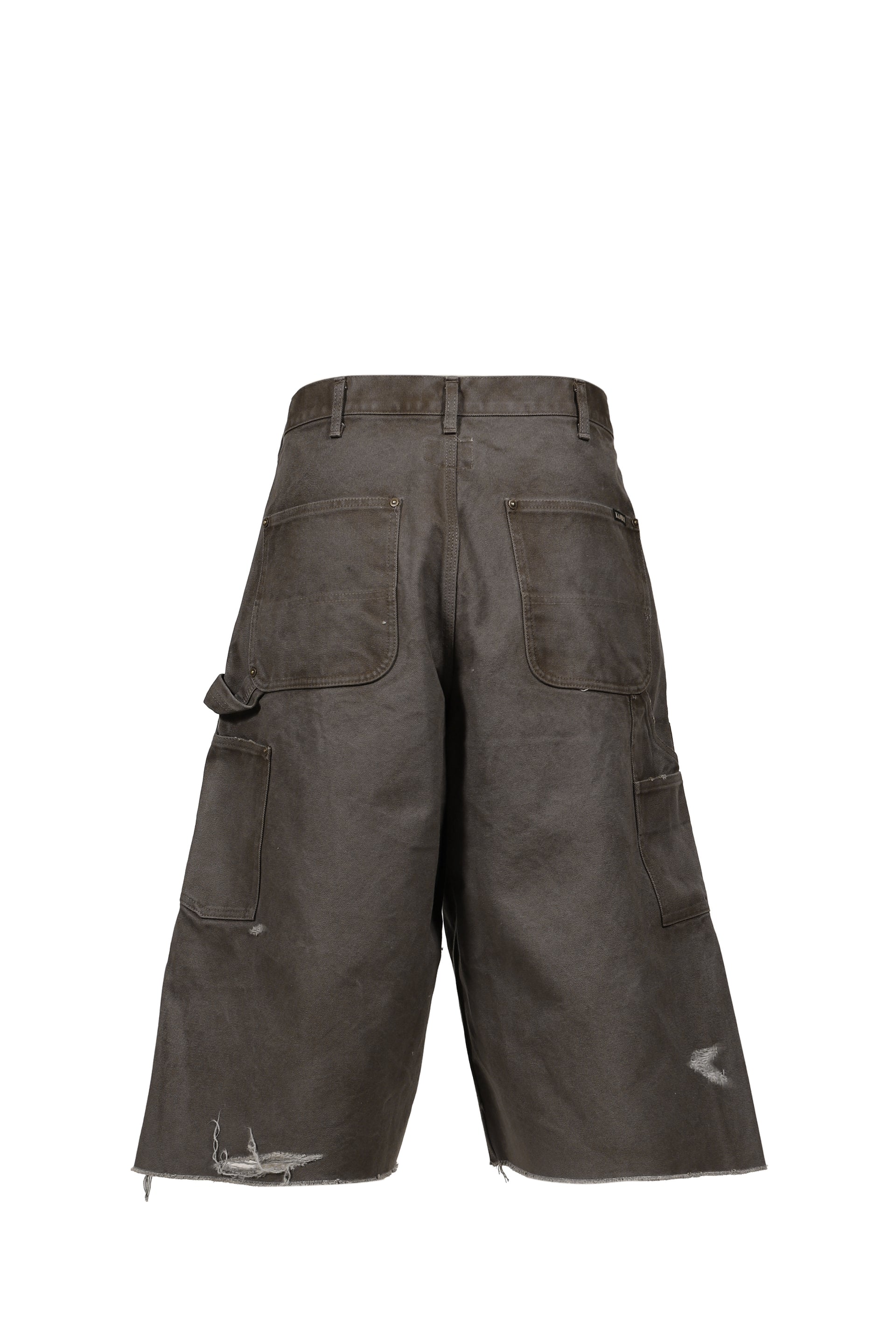 BORO DUCK PAINTER BERMUDA SHORTS / GRY