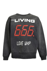 CREW NECK SWEAT/666 / BLK