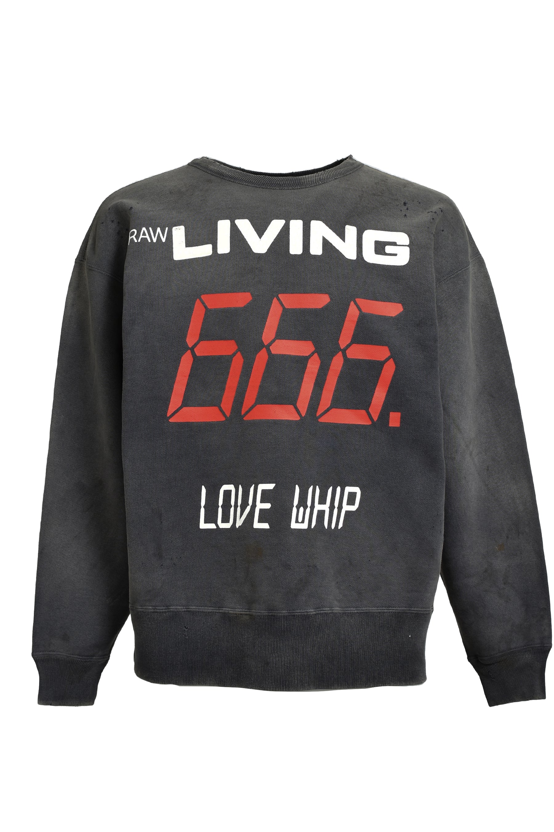 CREW NECK SWEAT/666 / BLK