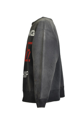 CREW NECK SWEAT/666 / BLK