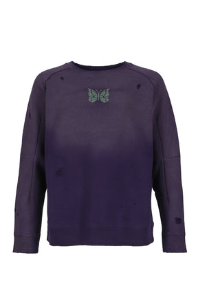 DECONSTRUCTED SWEAT SHIRT - COTTON FRENCH TERRY / PUR 