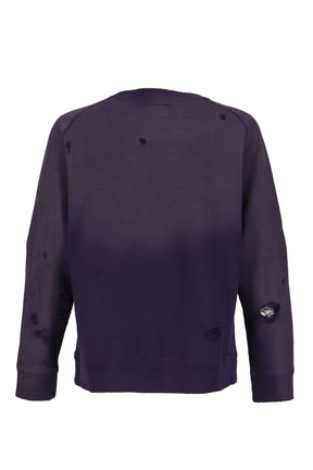 DECONSTRUCTED SWEAT SHIRT - COTTON FRENCH TERRY / PUR 