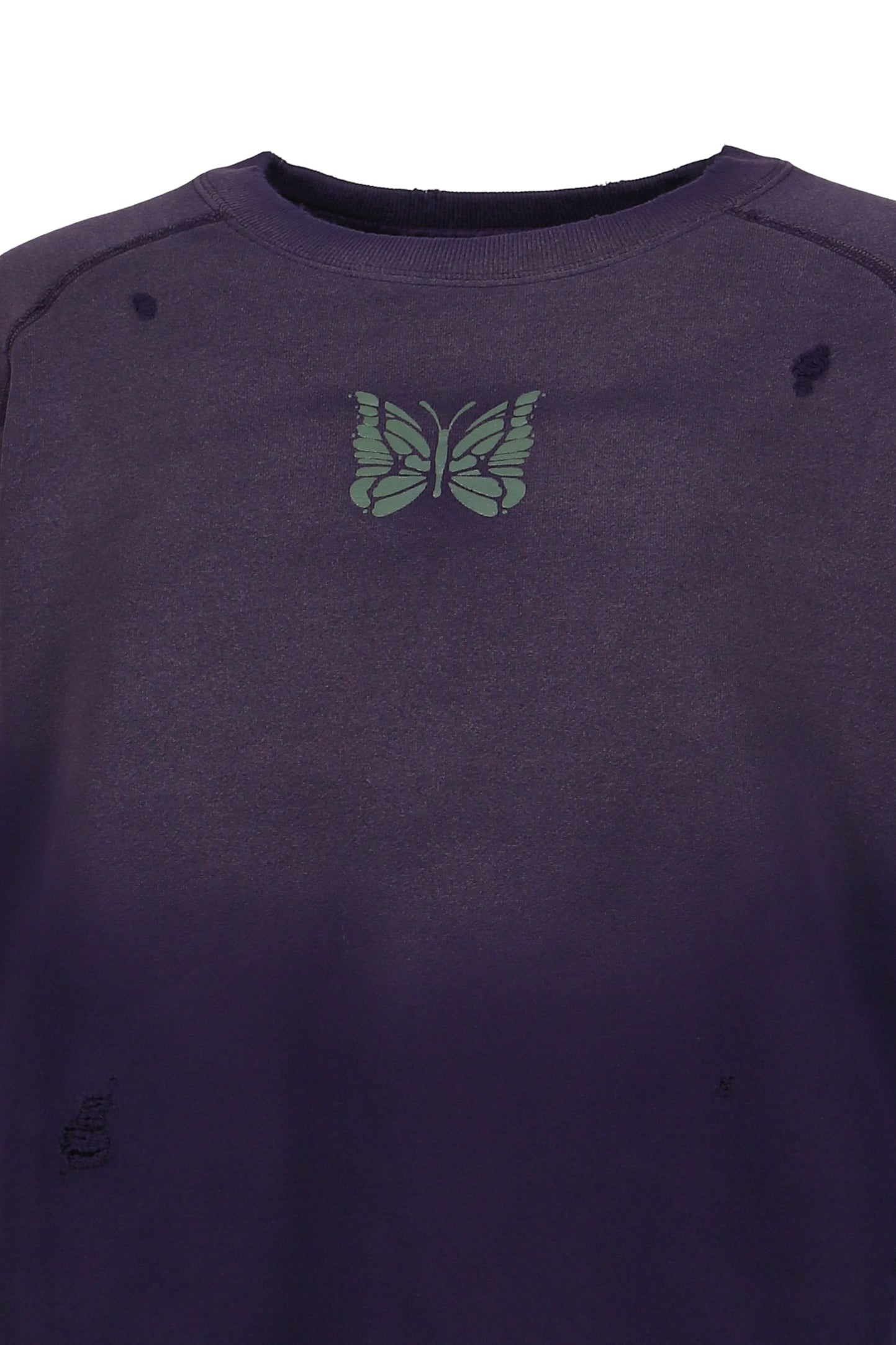 DECONSTRUCTED SWEAT SHIRT - COTTON FRENCH TERRY / PUR 