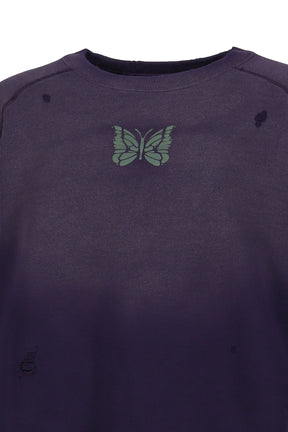 DECONSTRUCTED SWEAT SHIRT - COTTON FRENCH TERRY / PUR 