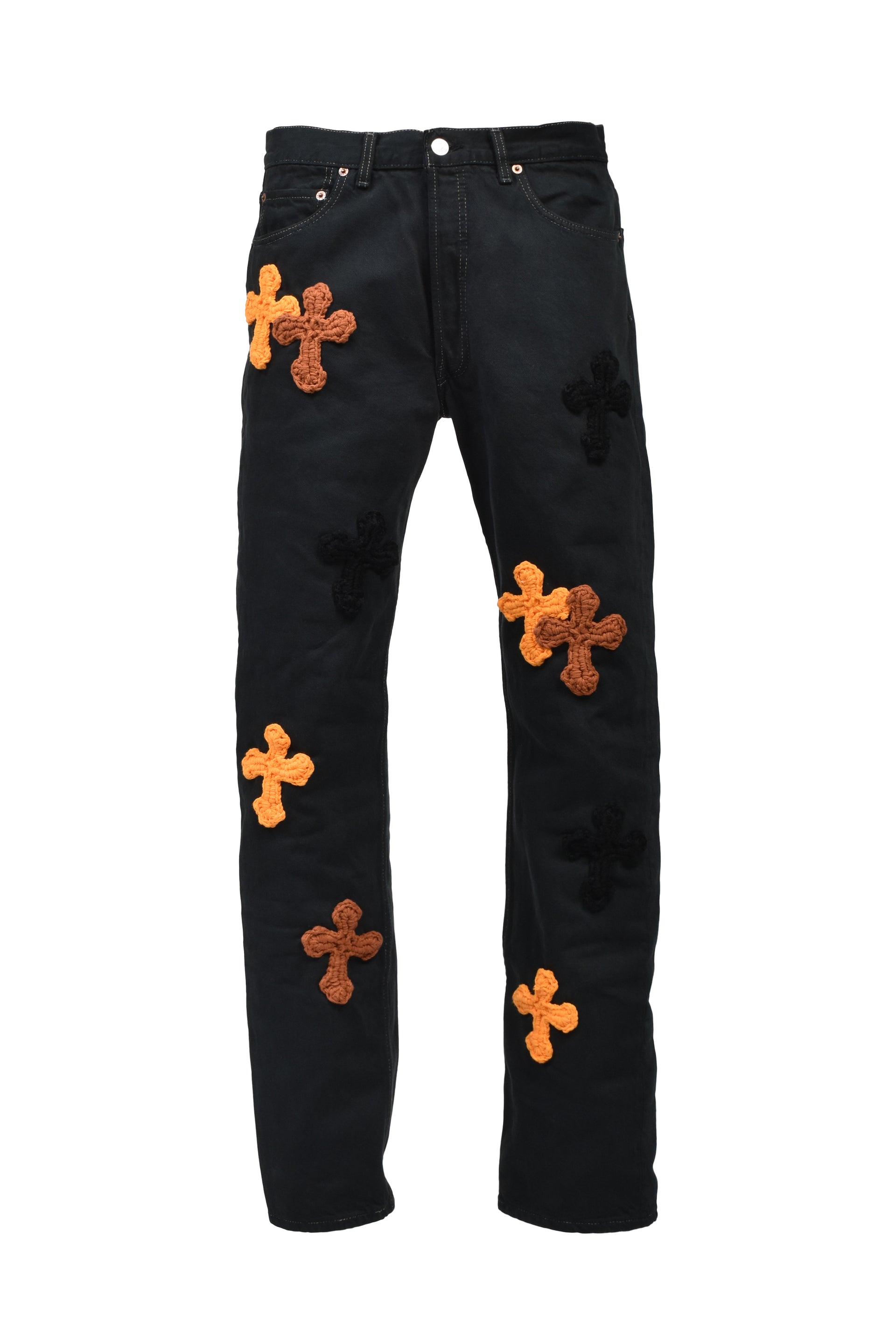 3D CROSS BLACK DENIM / BLK