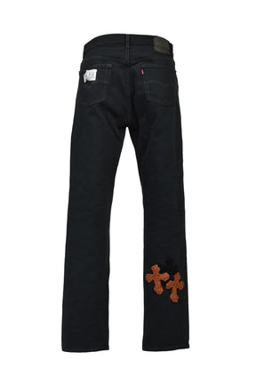 3D CROSS BLACK DENIM / BLK