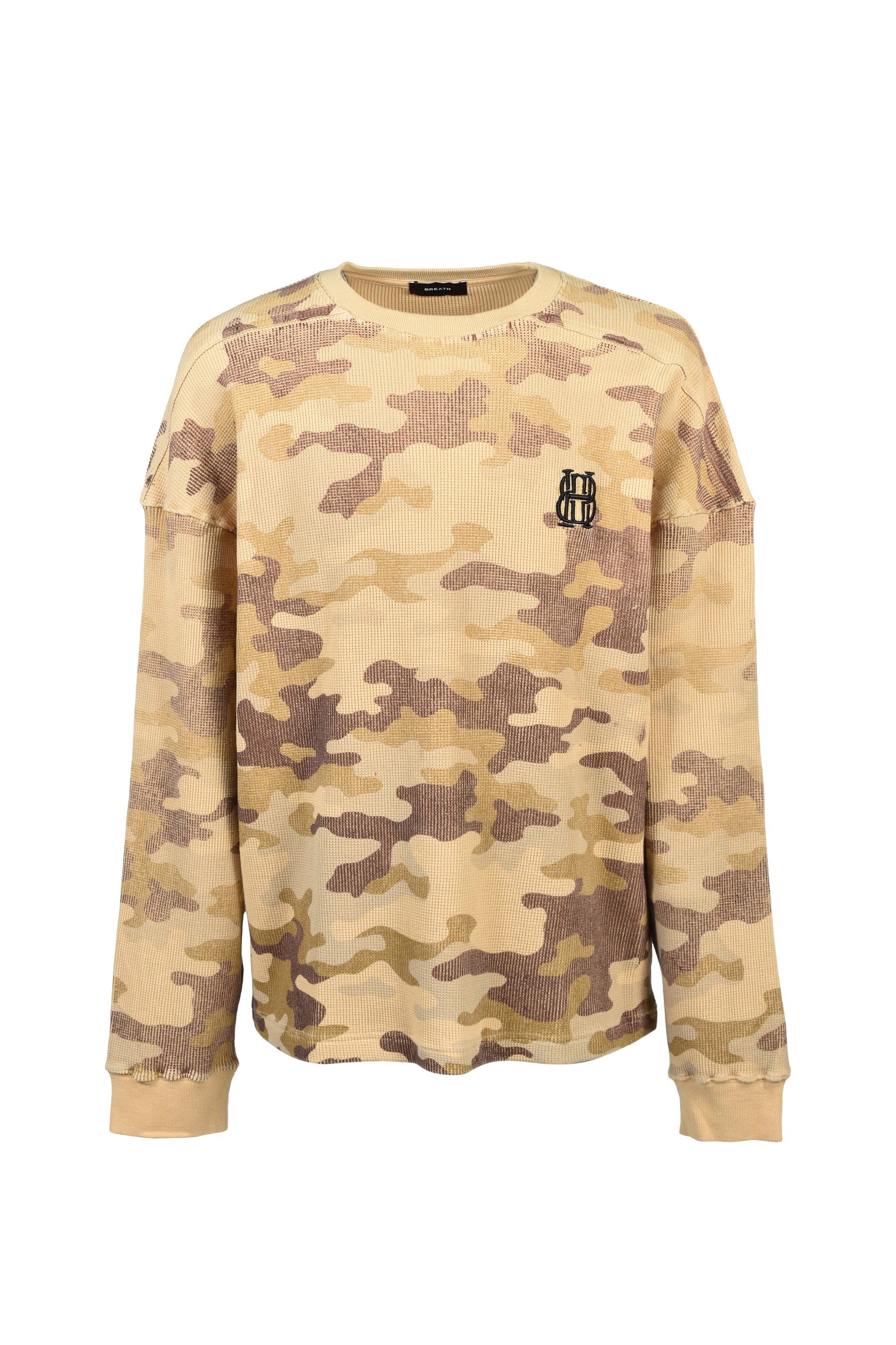 BH WAFFLE LS TEE / CAMO