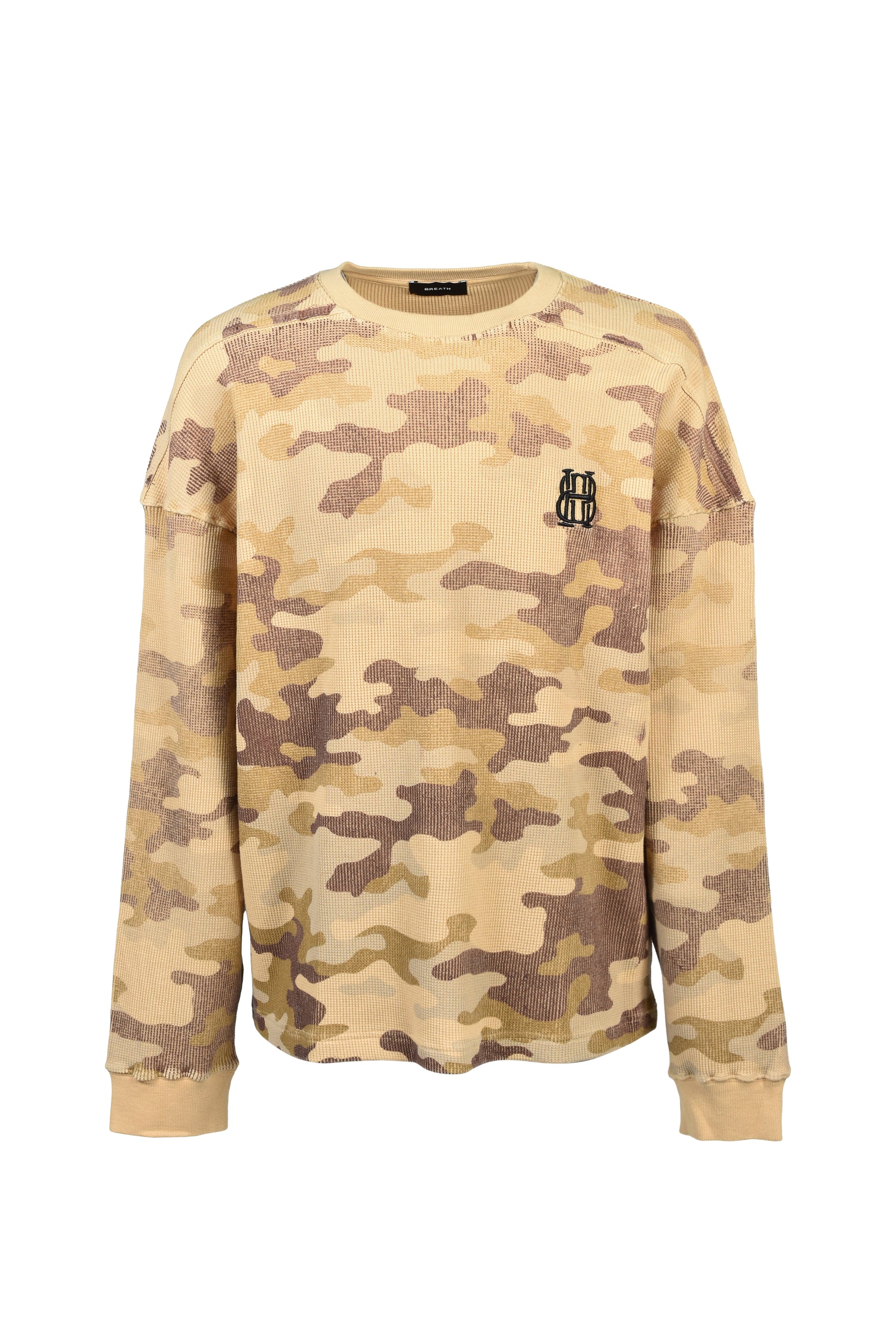 BH WAFFLE LS TEE / CAMO
