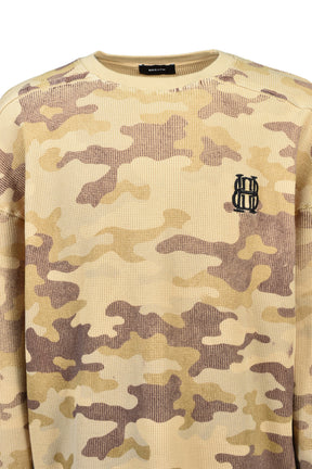 BH WAFFLE LS TEE / CAMO