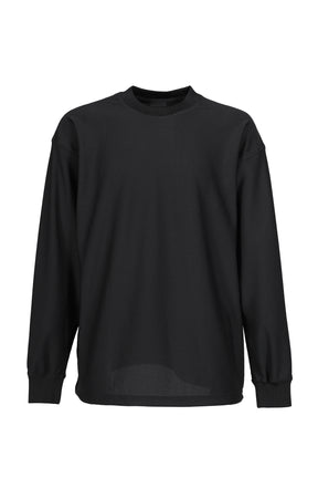 TECH MESH CREW L/S / BLK