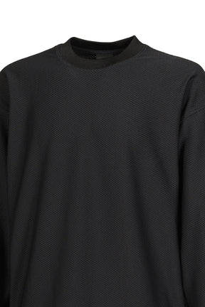 TECH MESH CREW L/S / BLK